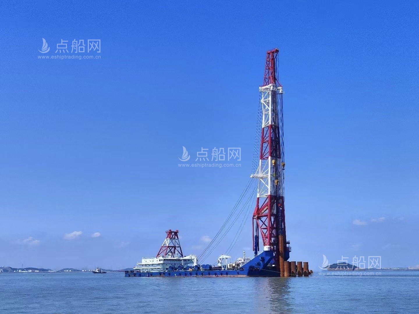 出售118.5米打桩船