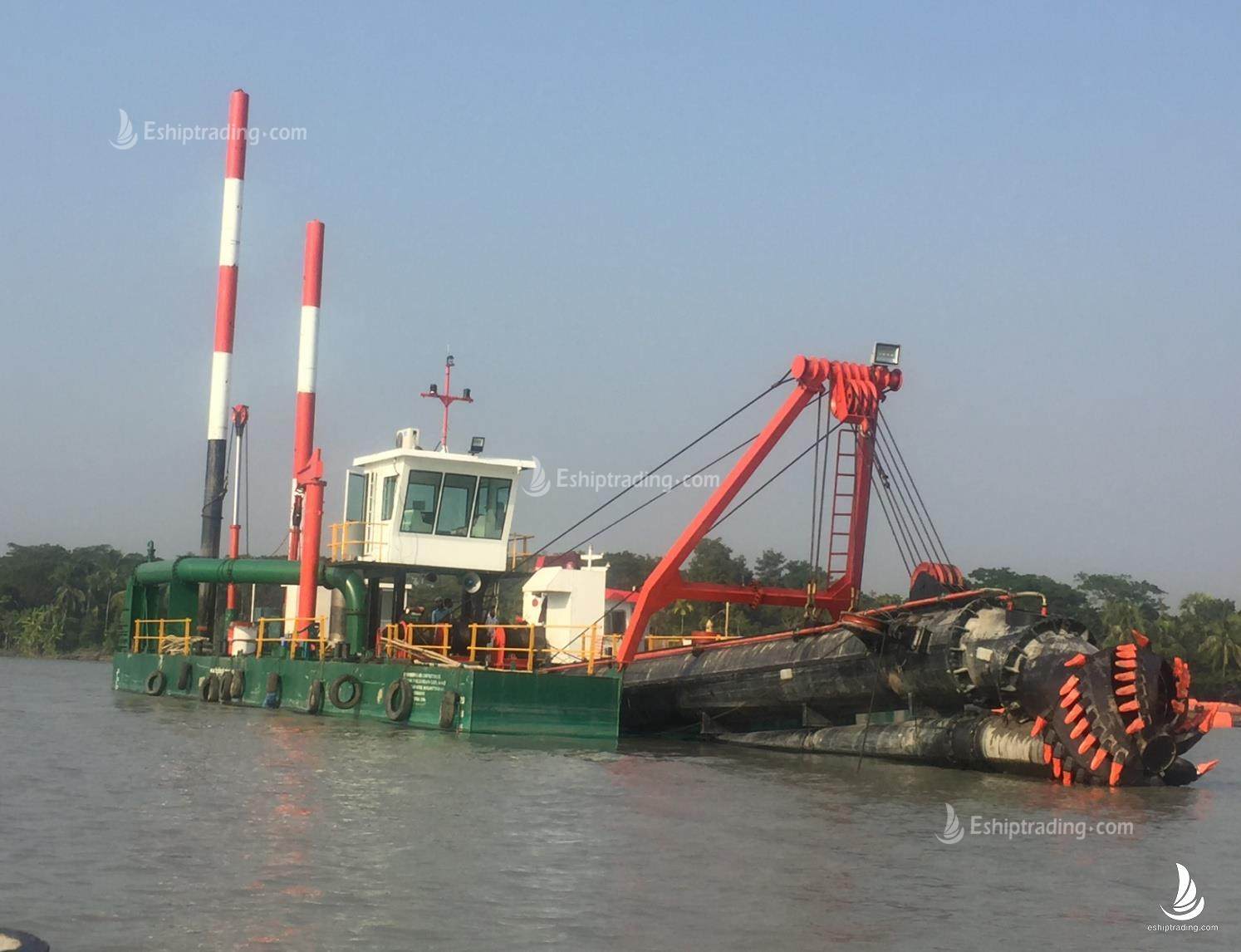 800 m3/h Cutter Suction Dredger For Sale