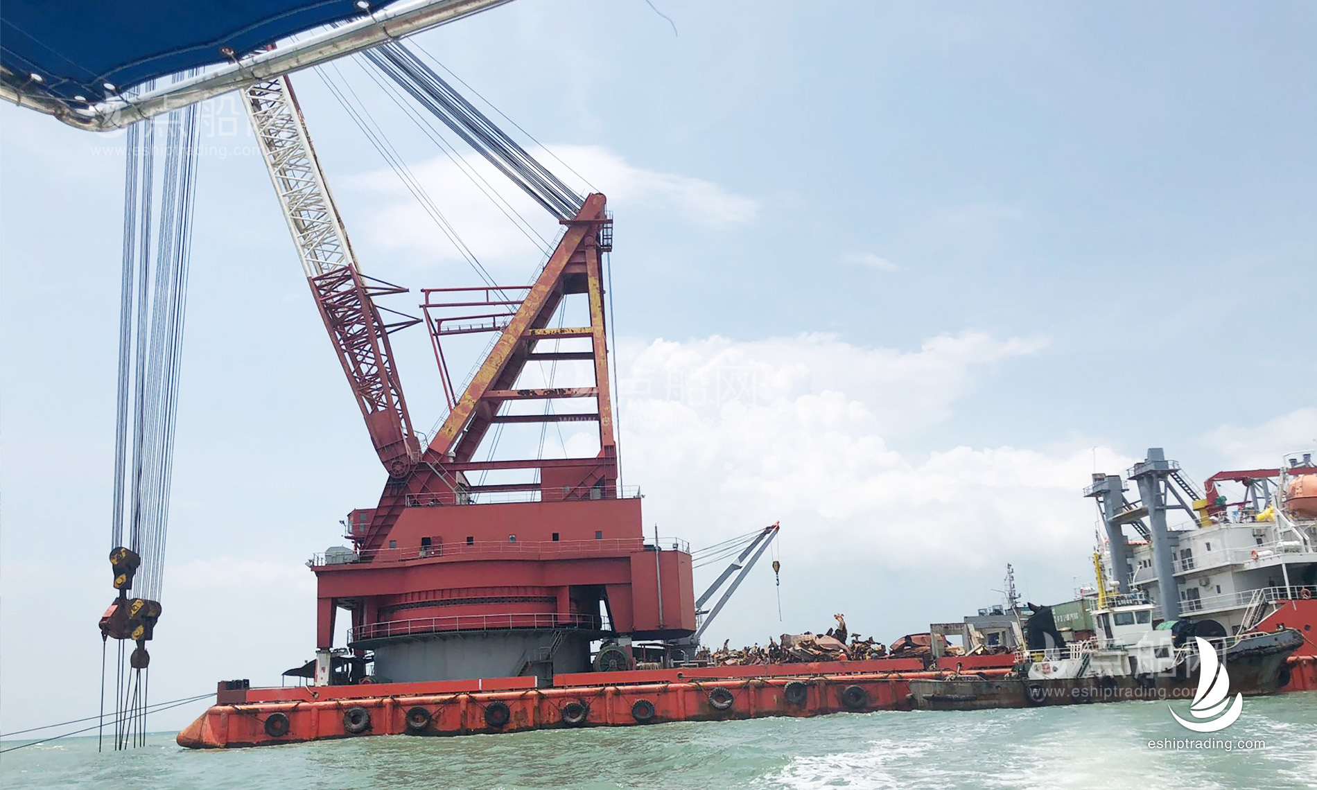 出售1600吨全回转浮吊