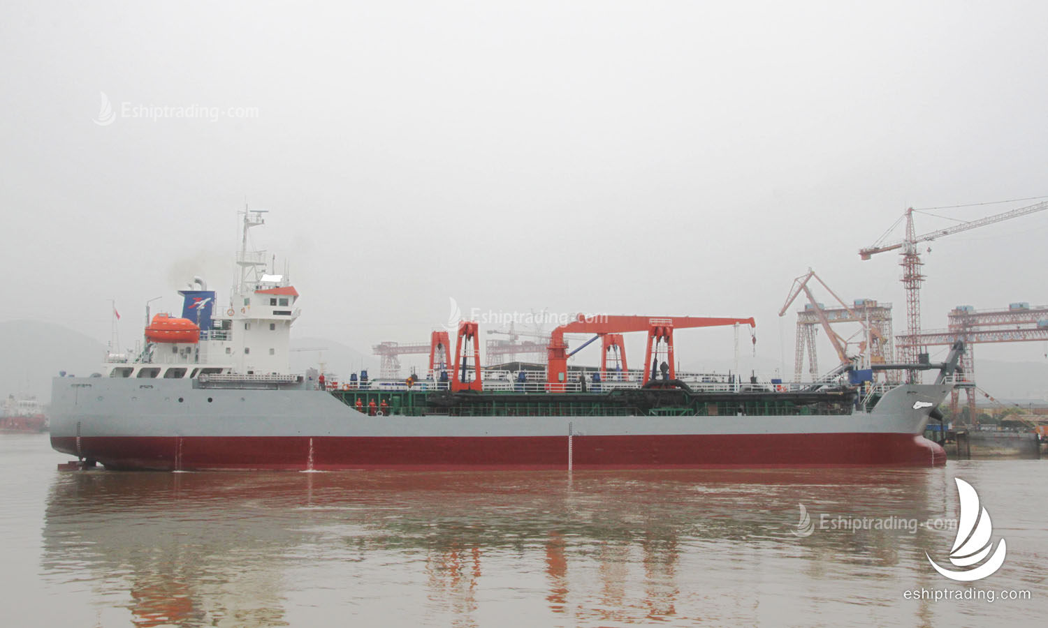 5500 m3 Trail Suction Hopper Dredger For Sale