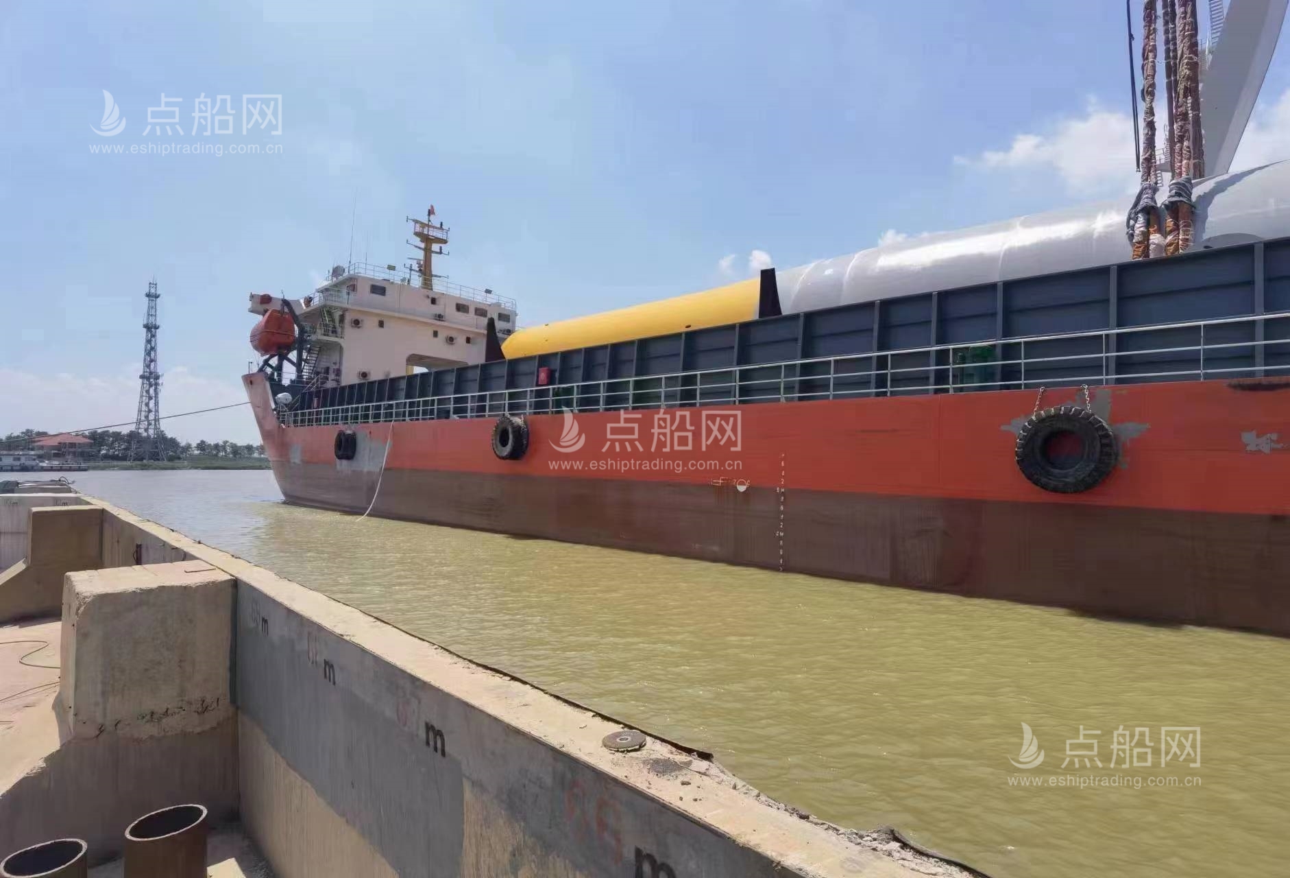 出售8929吨甲板货驳