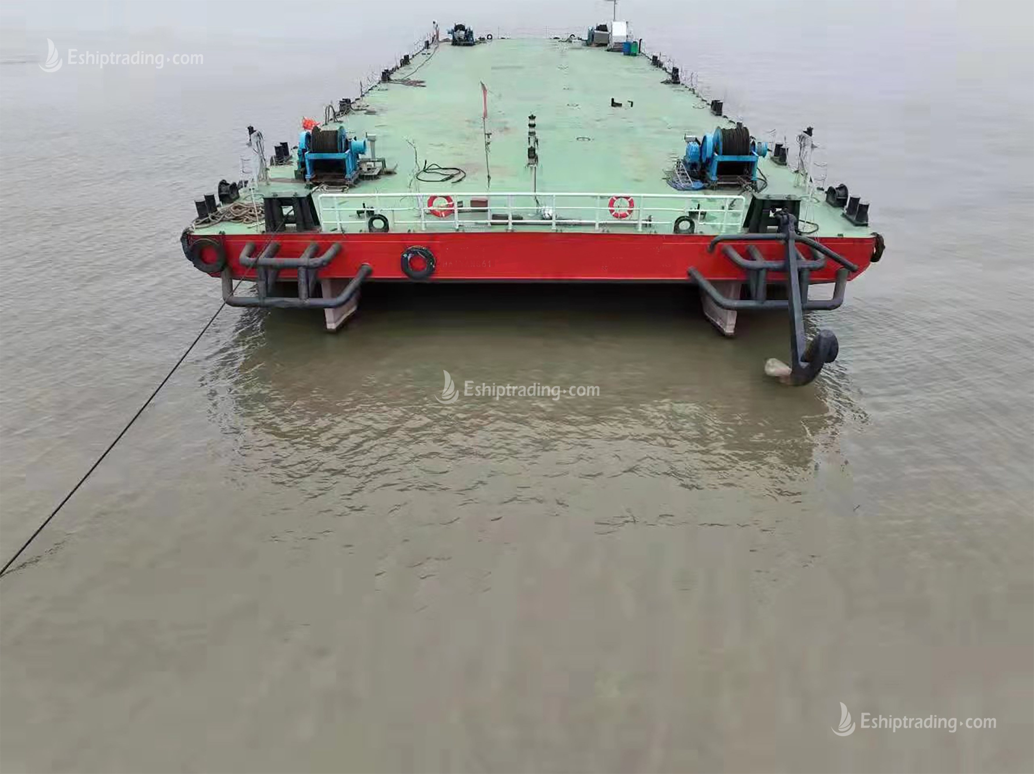 190 FT Non-self-propelled deck barge For Sale