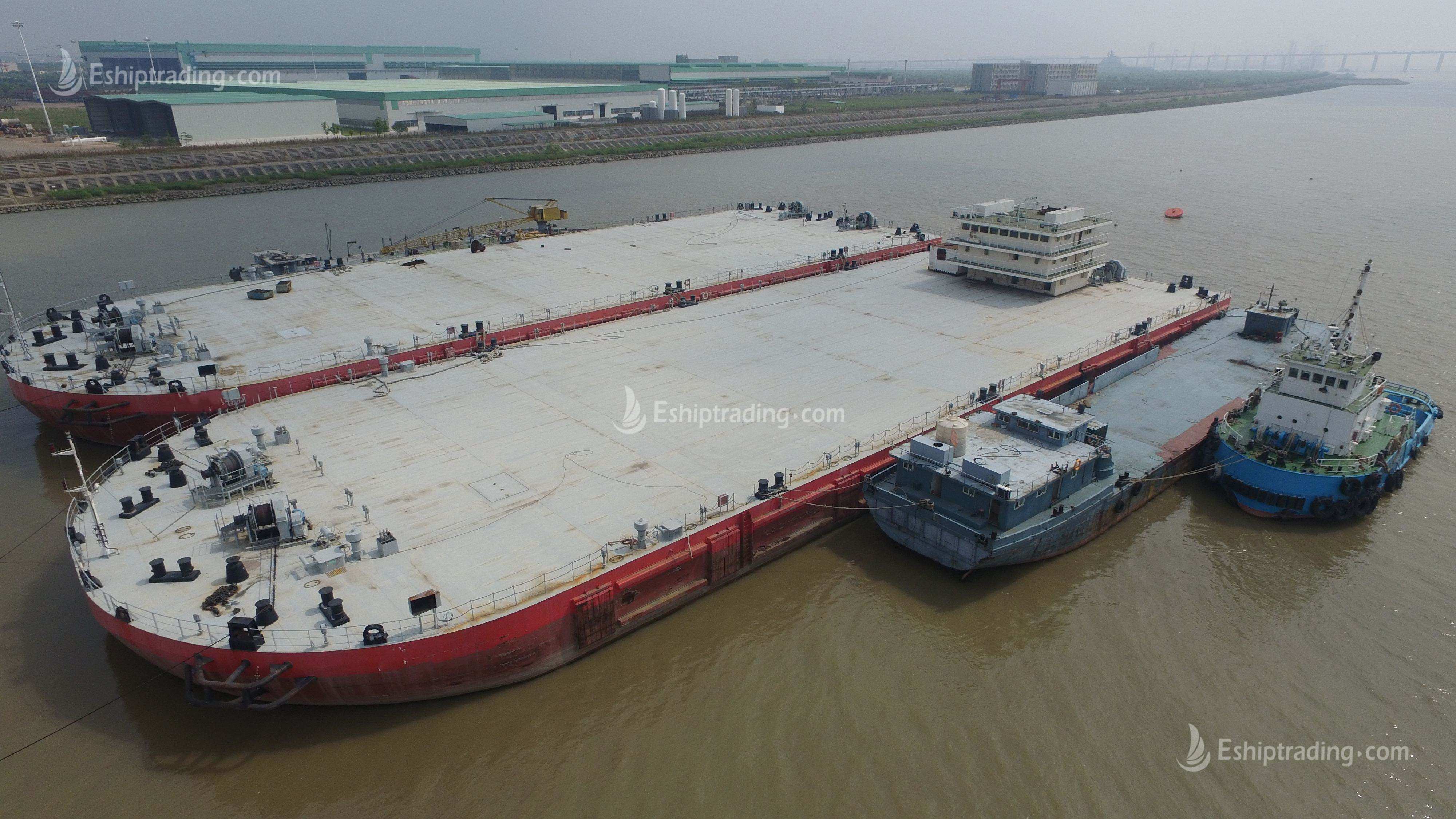 310 FT Non-self-propelled deck barge For Sale