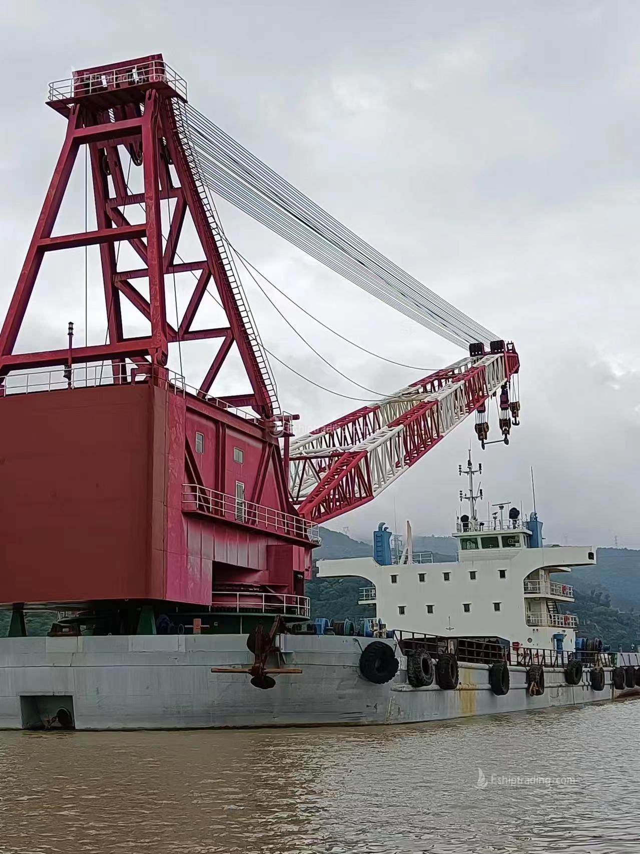 450 T Fully Revolving Floating Crane For Sale