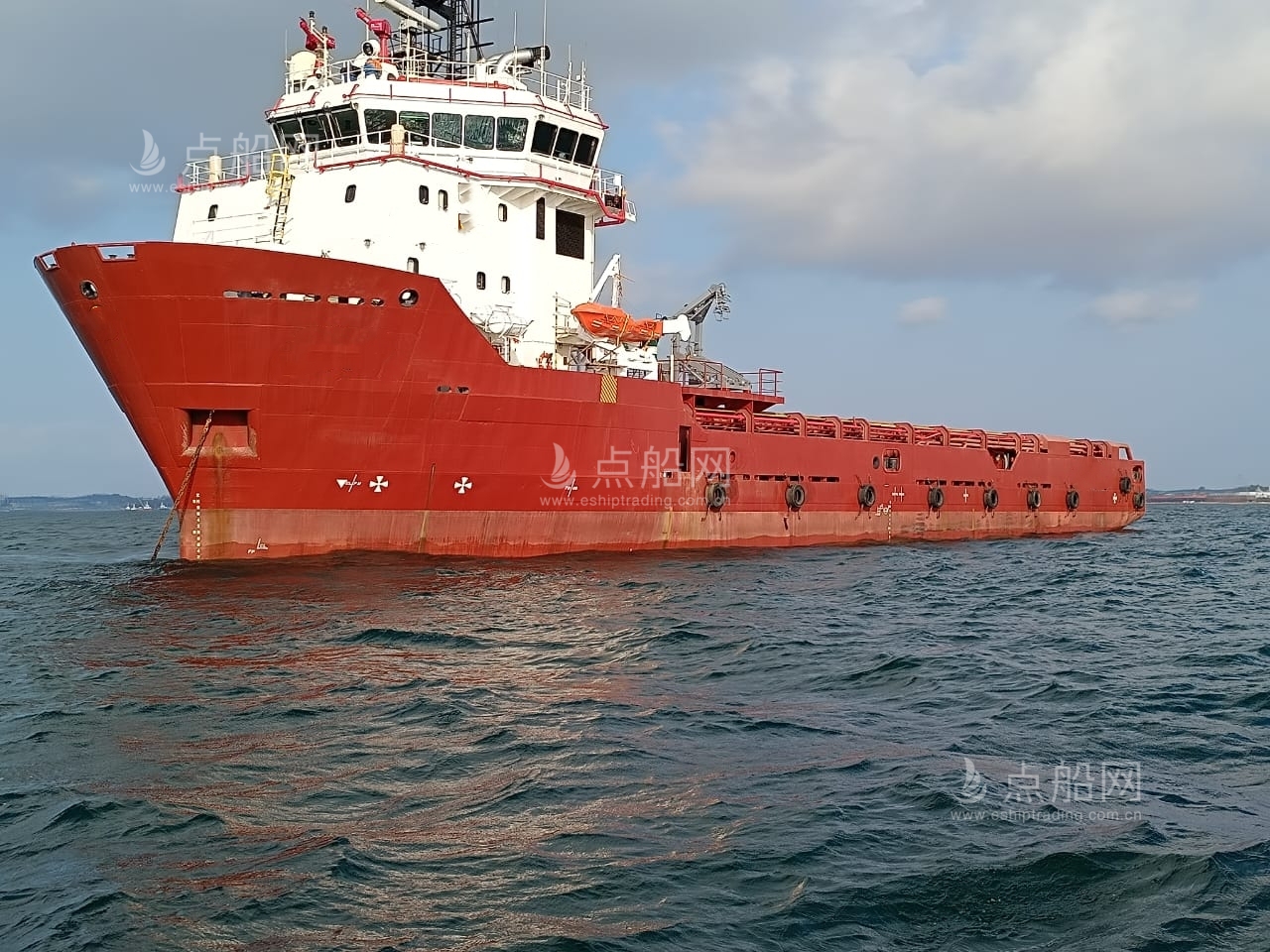 出售5454 马力平台供应船