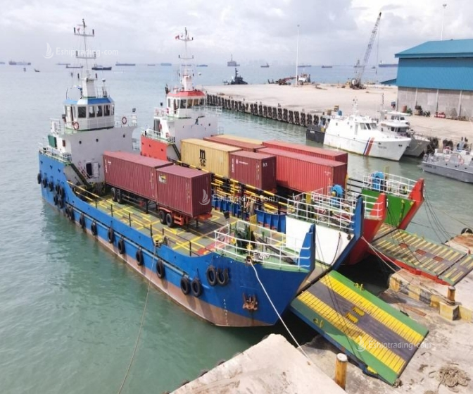 600 T Deck Barge /LCT For Sale