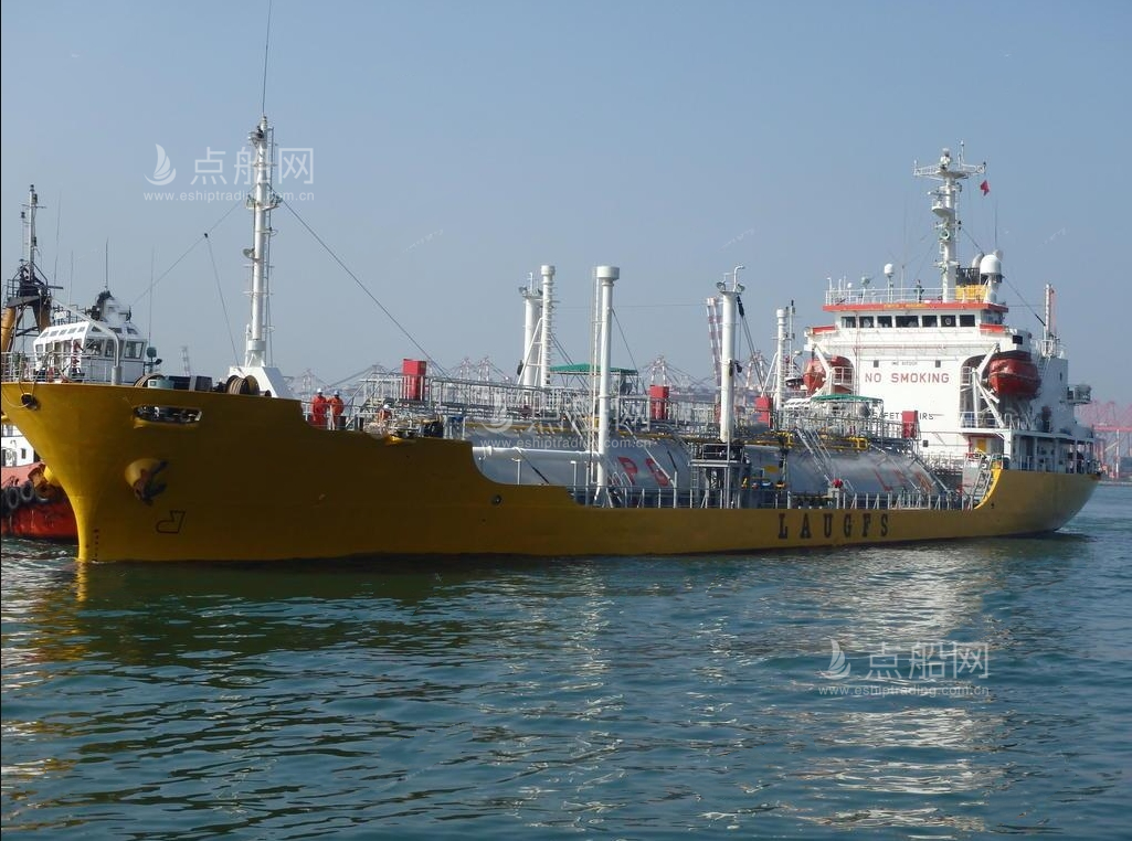出售3511m³液化石油气船