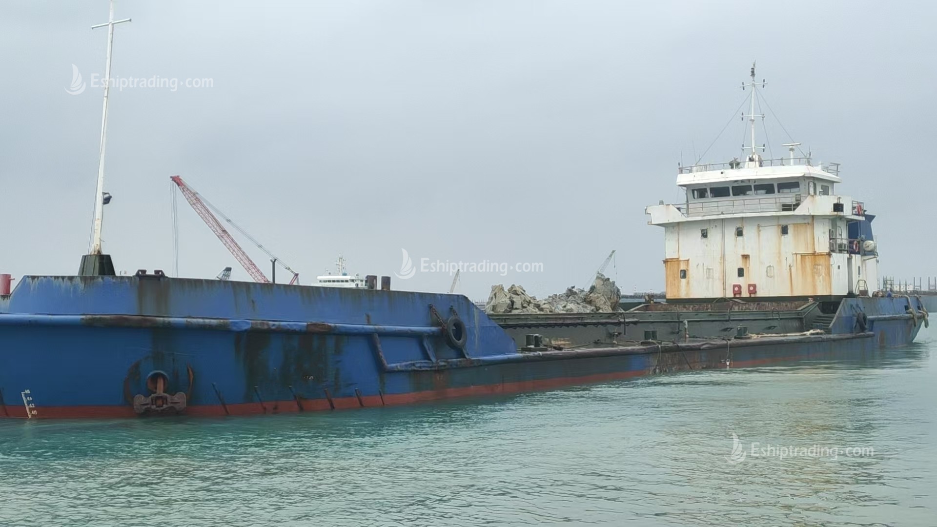 2000 m³ Split Hopper Barge For Sale