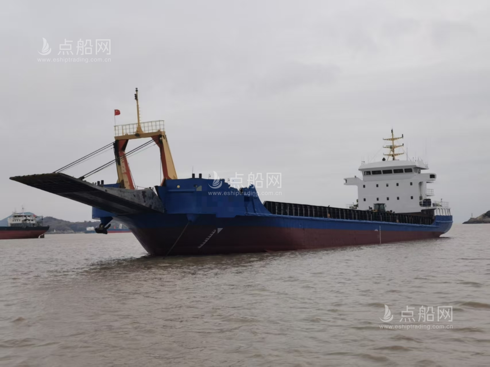出售2486吨甲板货驳