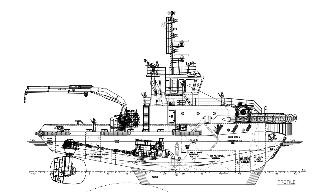 出售在建5160 马力港作拖轮