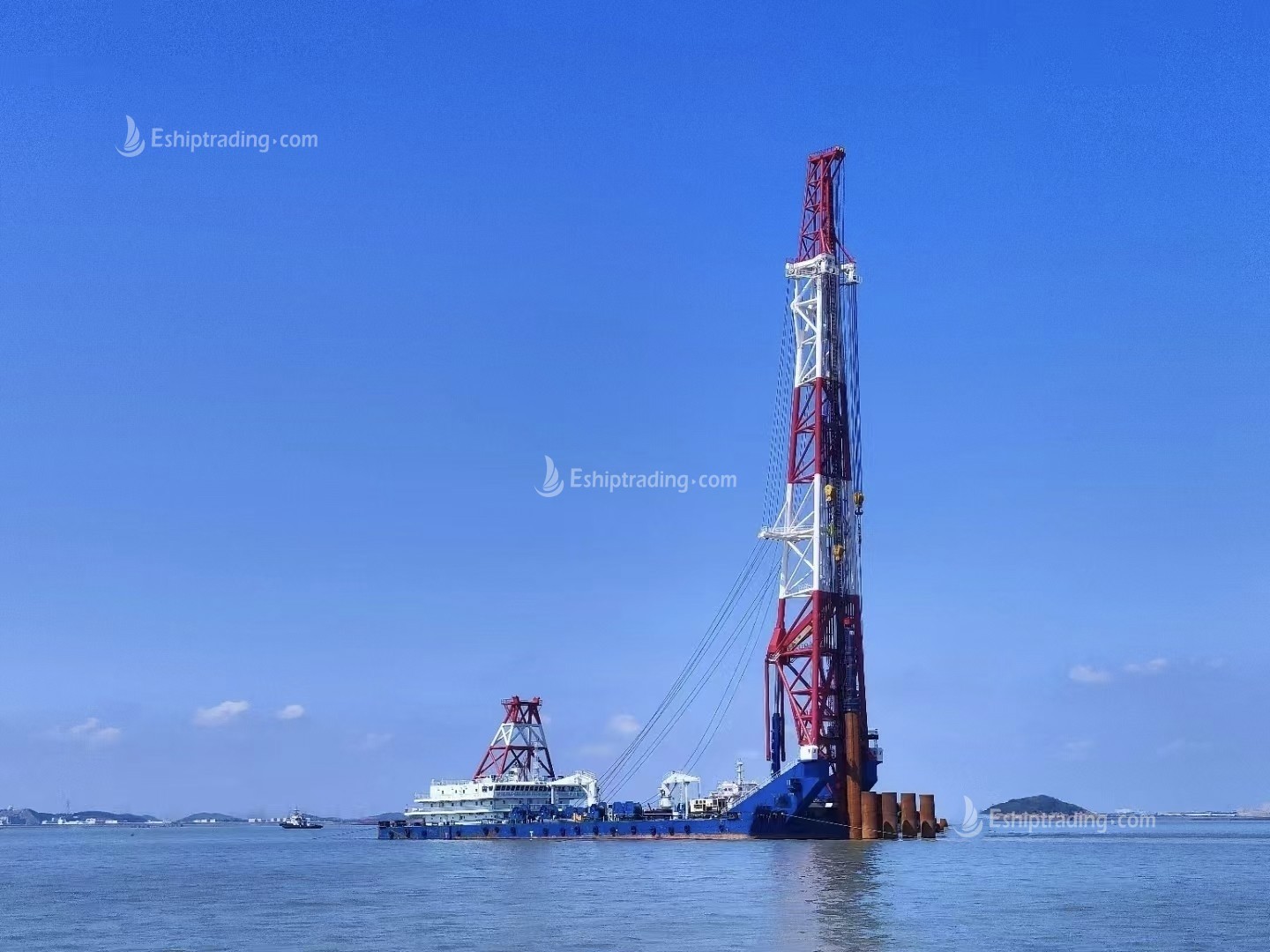 118.5 m Pile Driving Barge For Sale