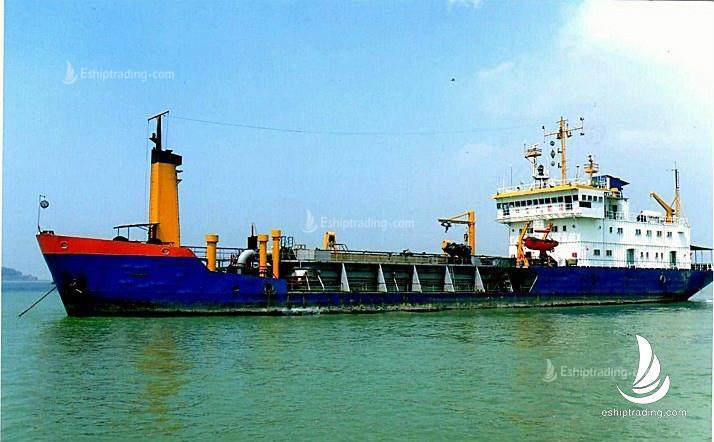 1500 m3 Trail Suction Hopper Dredger For Sale