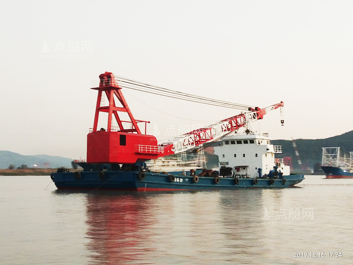 出售100吨全回转浮吊_出售100吨全回转浮吊图片价格_出售100吨全回转浮吊证书图纸信息 - 点船网