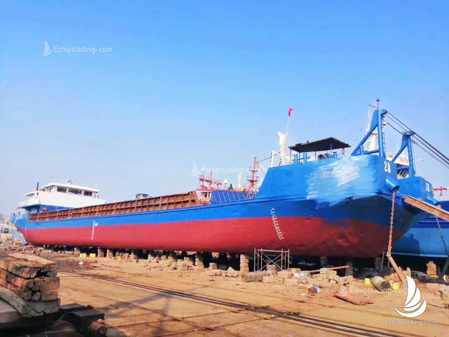 1250 T Deck Barge/LCT For Sale