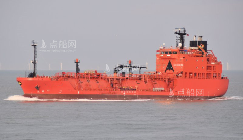 出售4891m³液化石油气船