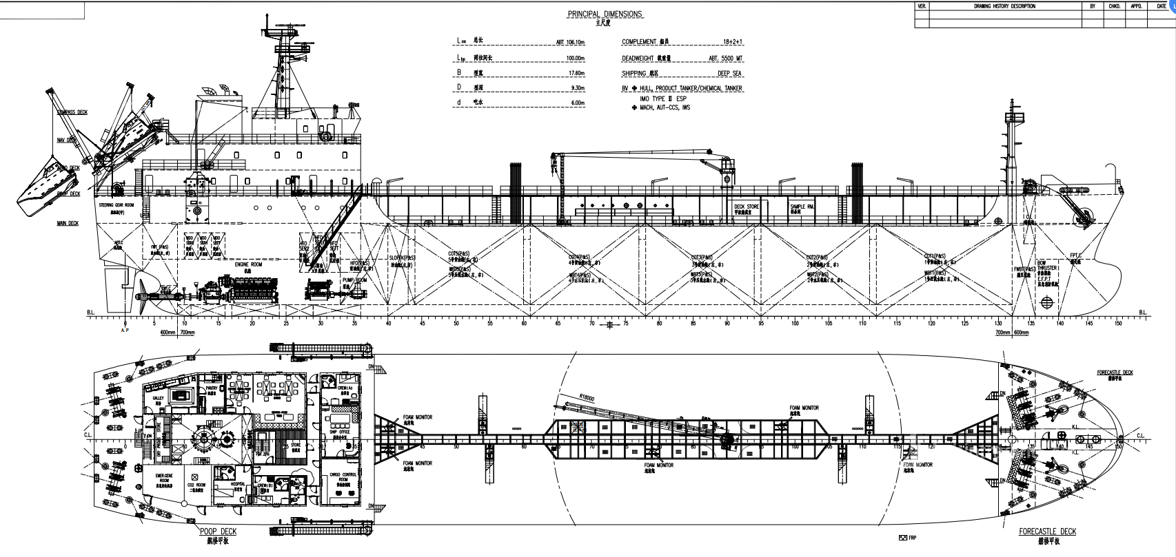 5500 T Chemical Tanker For Sale