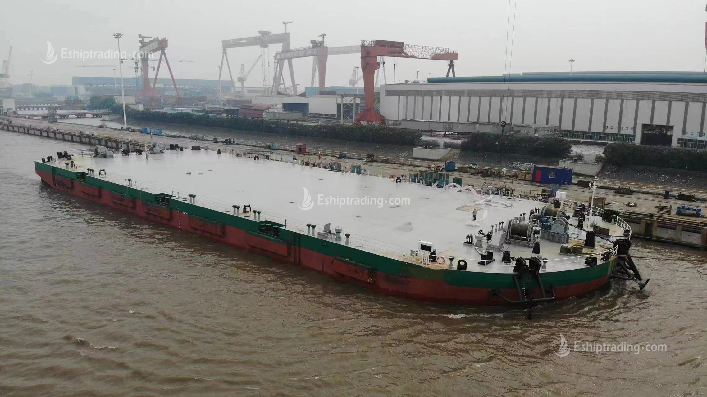 310 FT Non-self-propelled deck barge For Sale