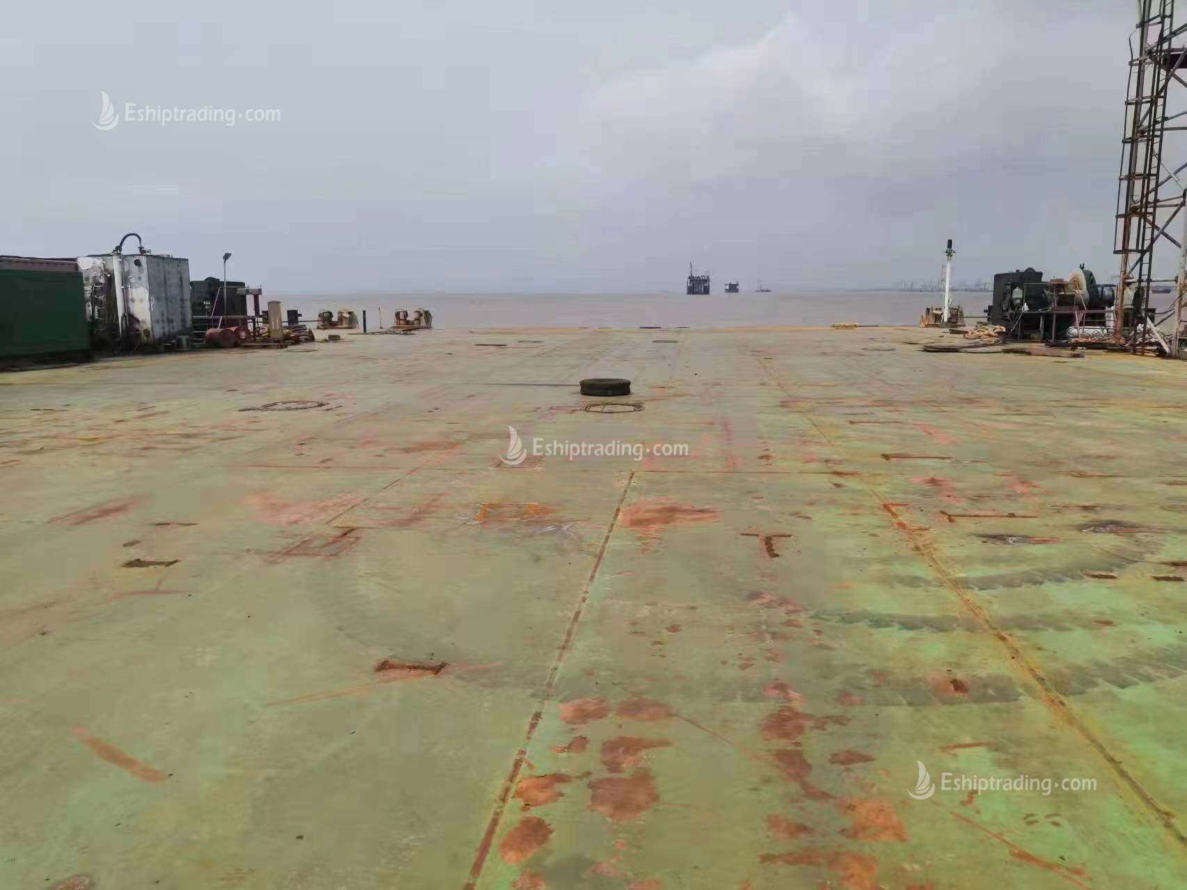 370 FT Non-self-propelled deck barge For Sale