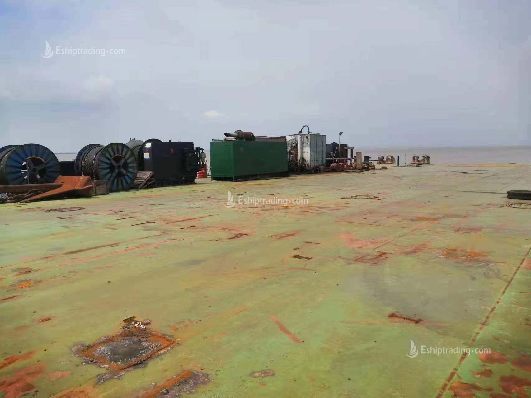 370 FT Non-self-propelled deck barge For Sale
