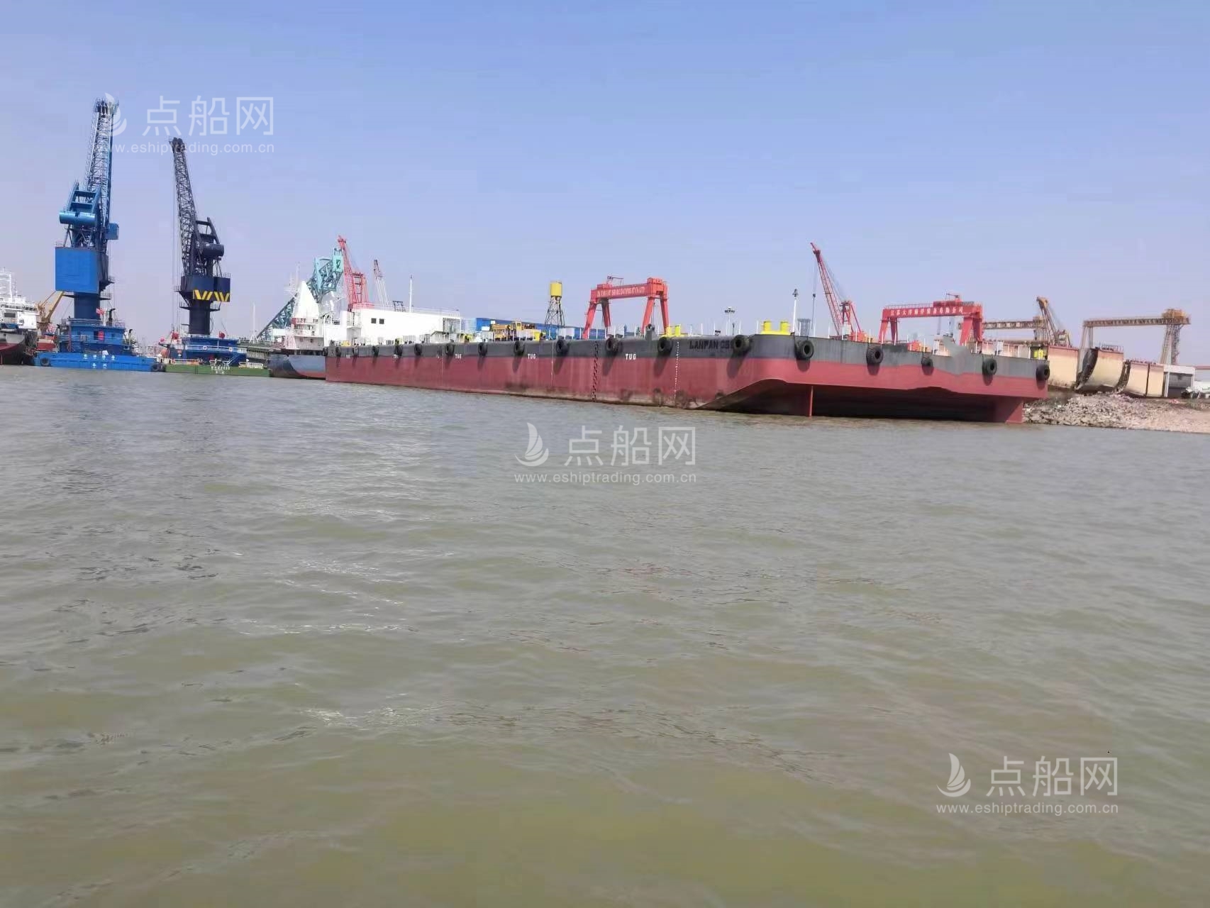 出售370尺无动力驳船