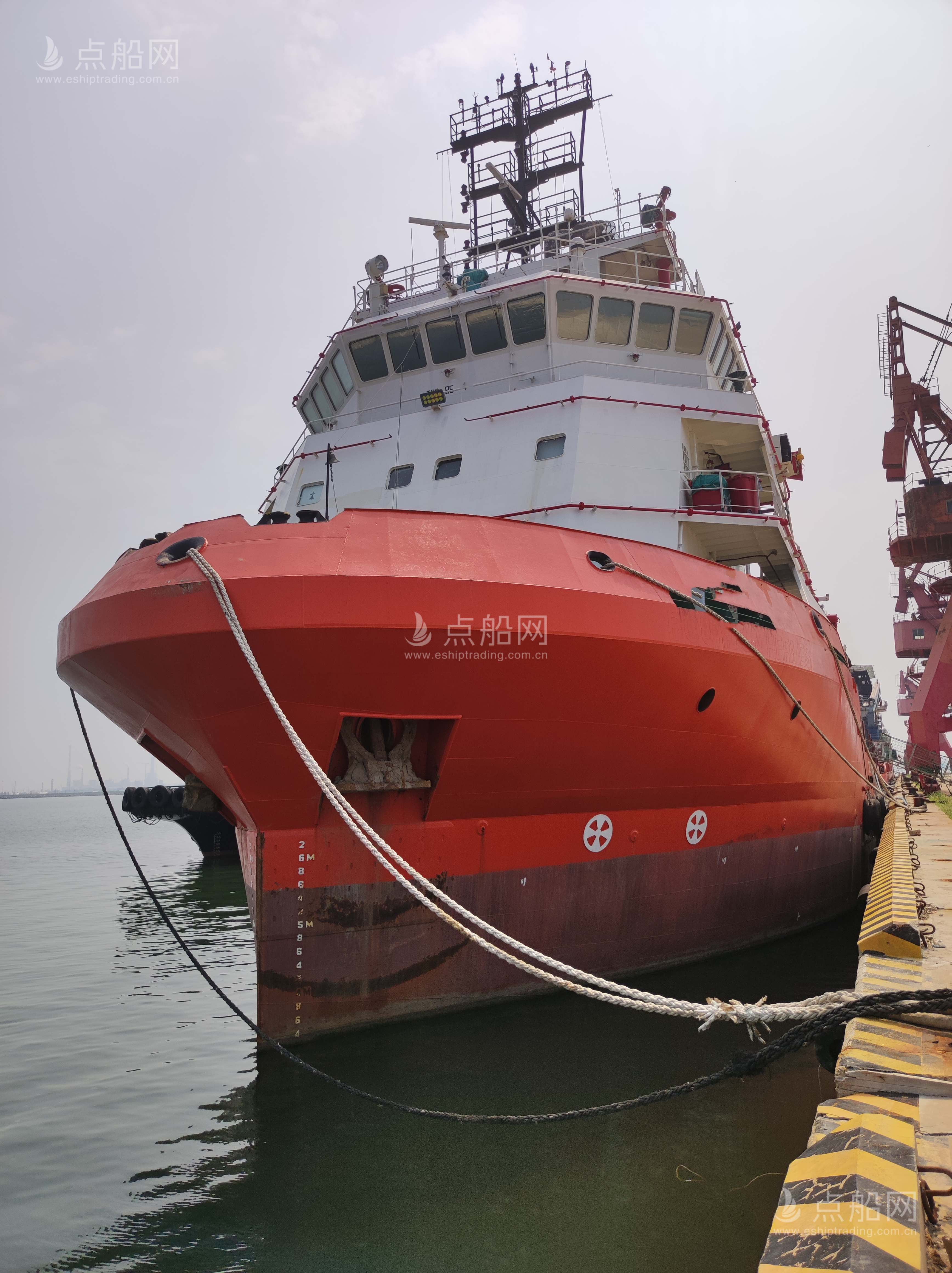 出售7752马力平台供应船