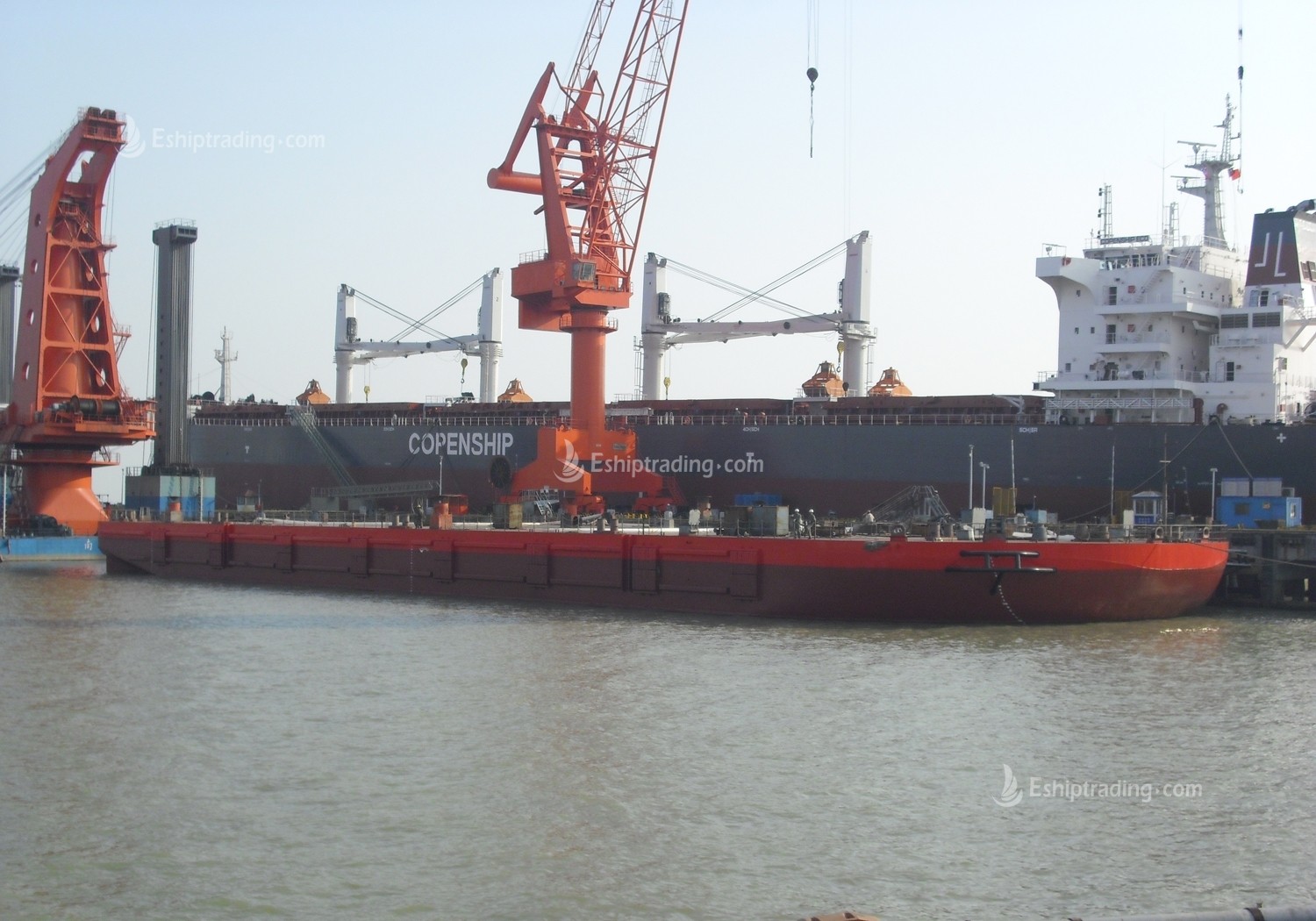 310 FT Non-self-propelled deck barge For Sale