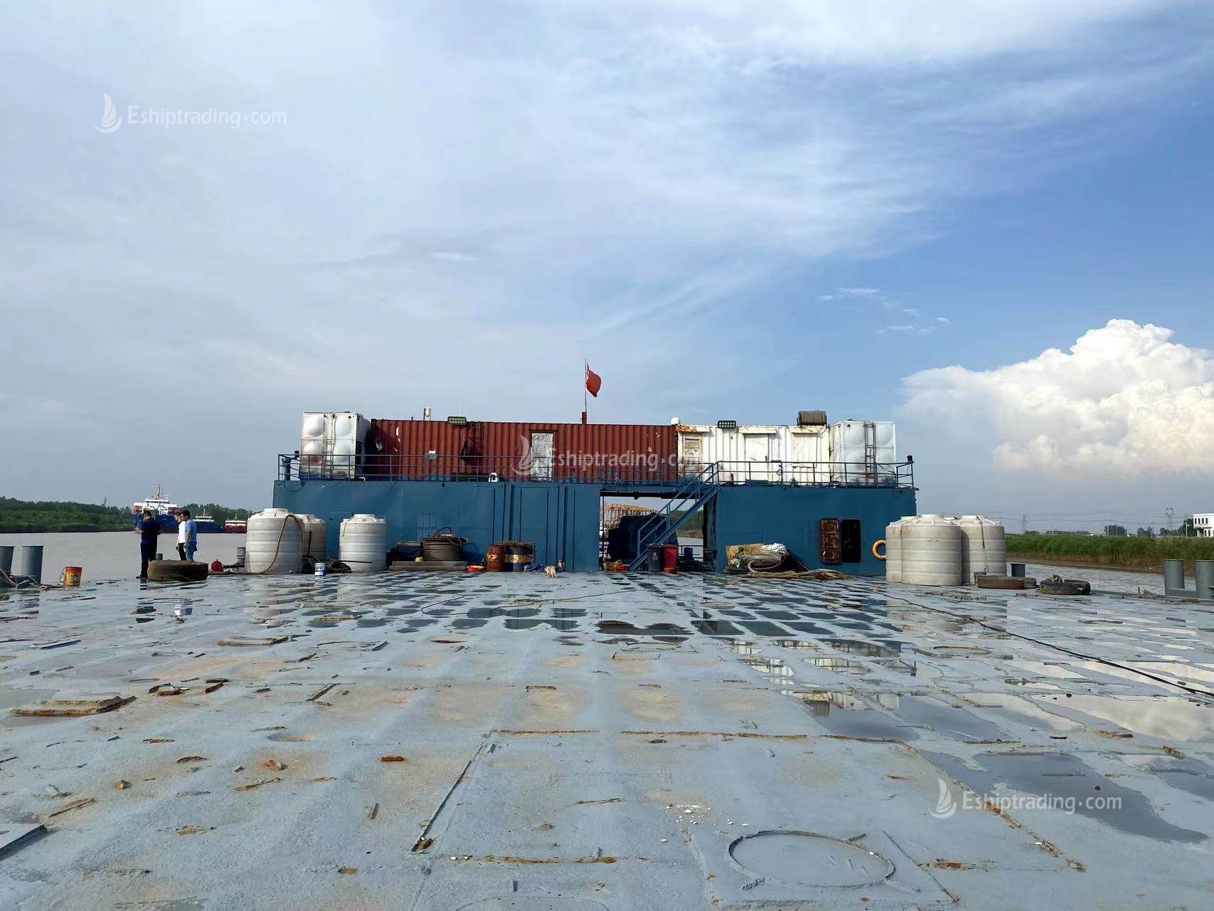 270 FT Non-self-propelled deck barge For Sale