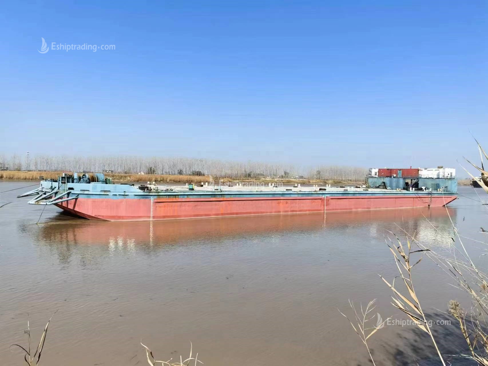 270 FT Non-self-propelled deck barge For Sale