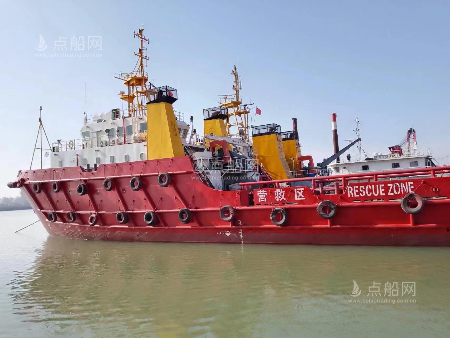 出售4800 马力平台供应船