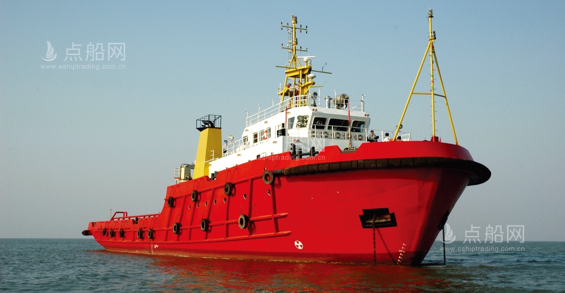 出售4800 马力平台供应船