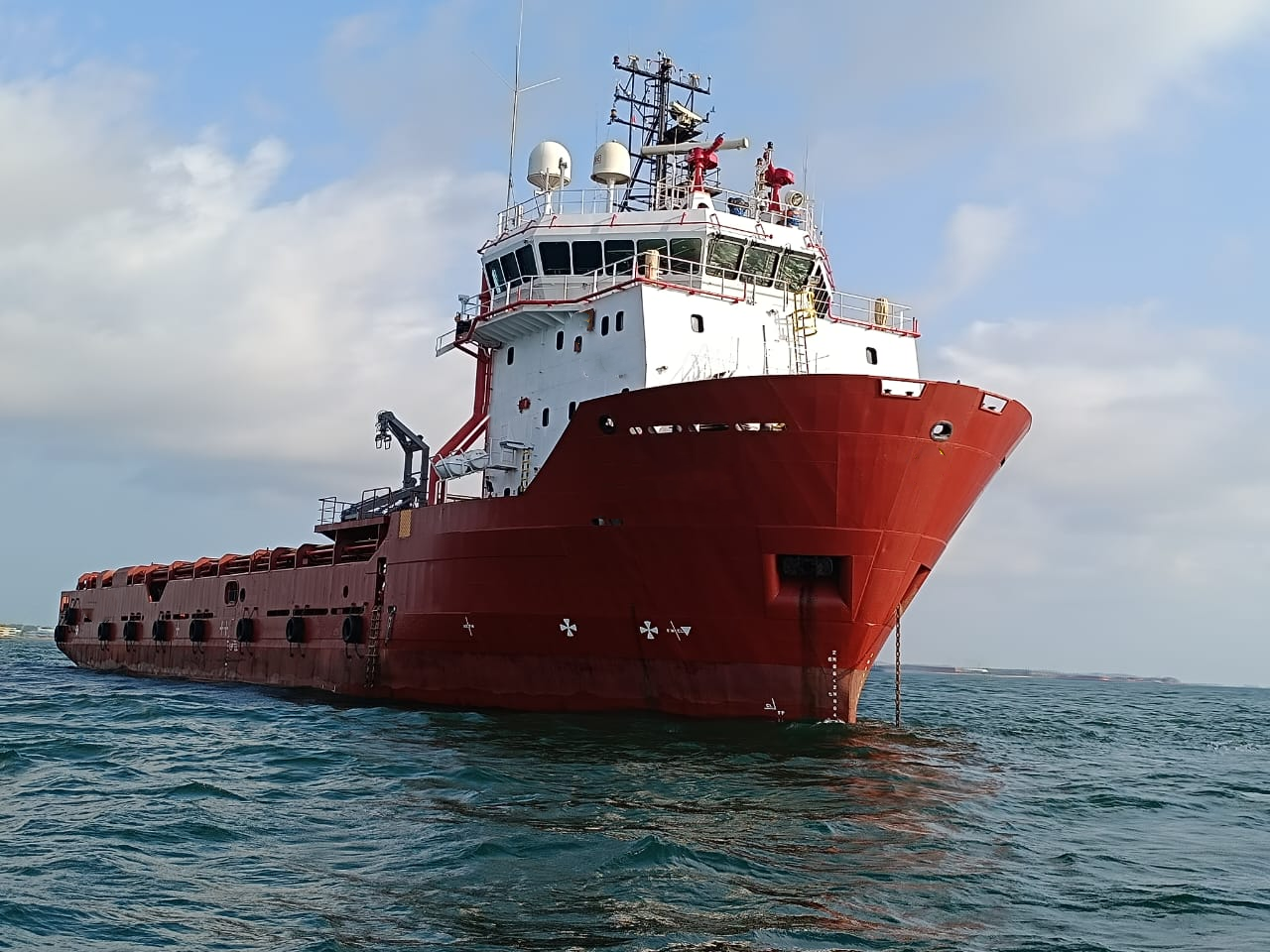 出售5454 马力平台供应船