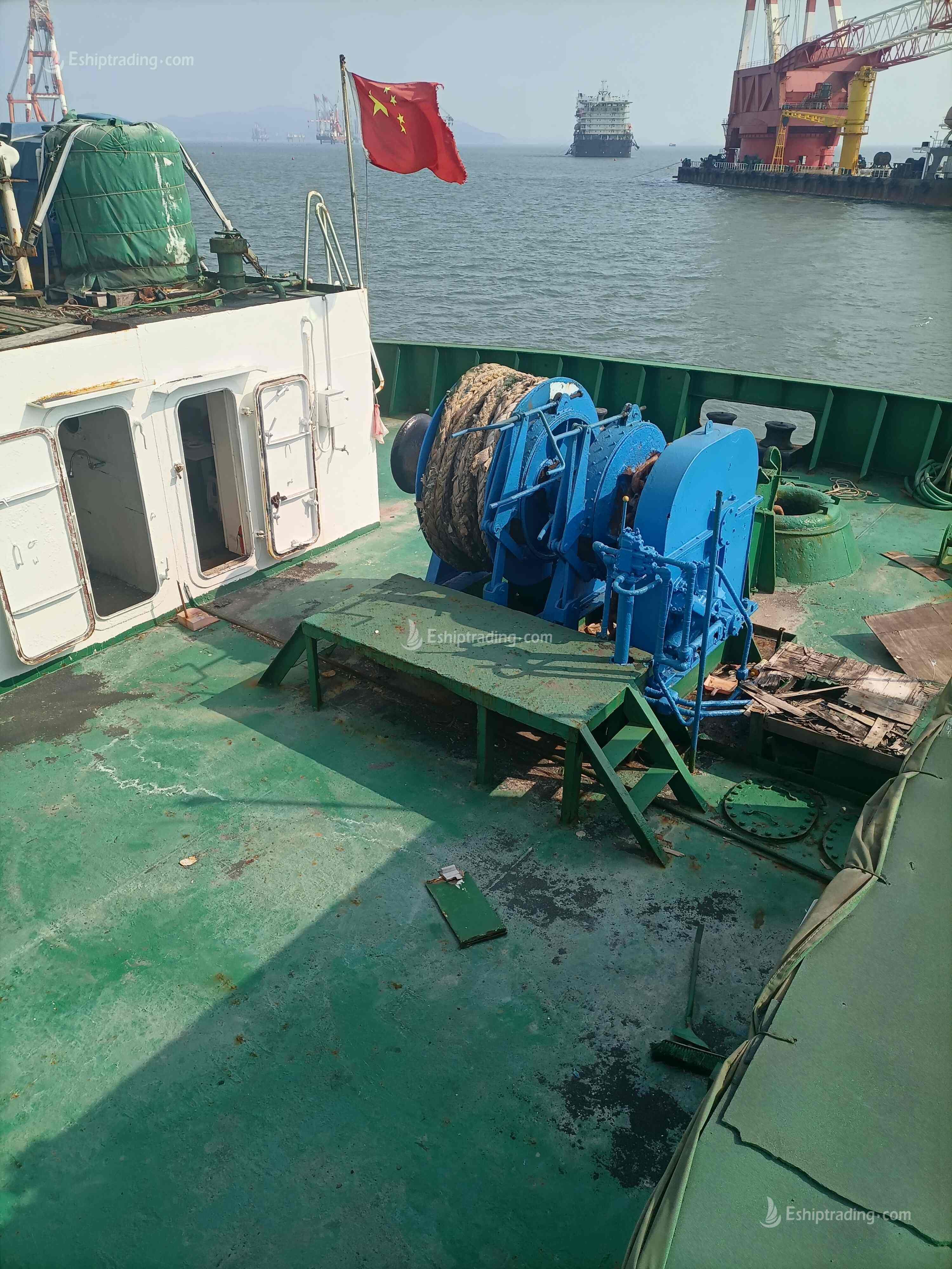 310 FT Non-self-propelled deck barge For Sale