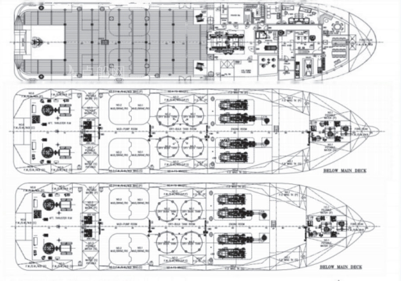 出售8704马力三用拖轮