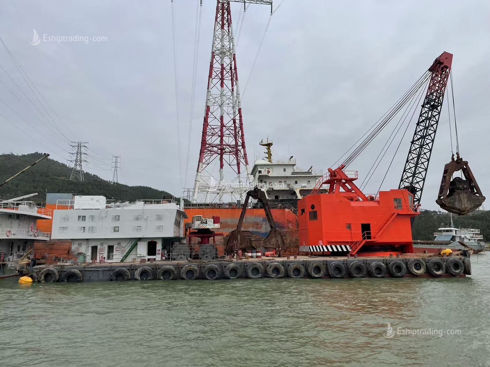 15 m³ Grab Dredger For Sale