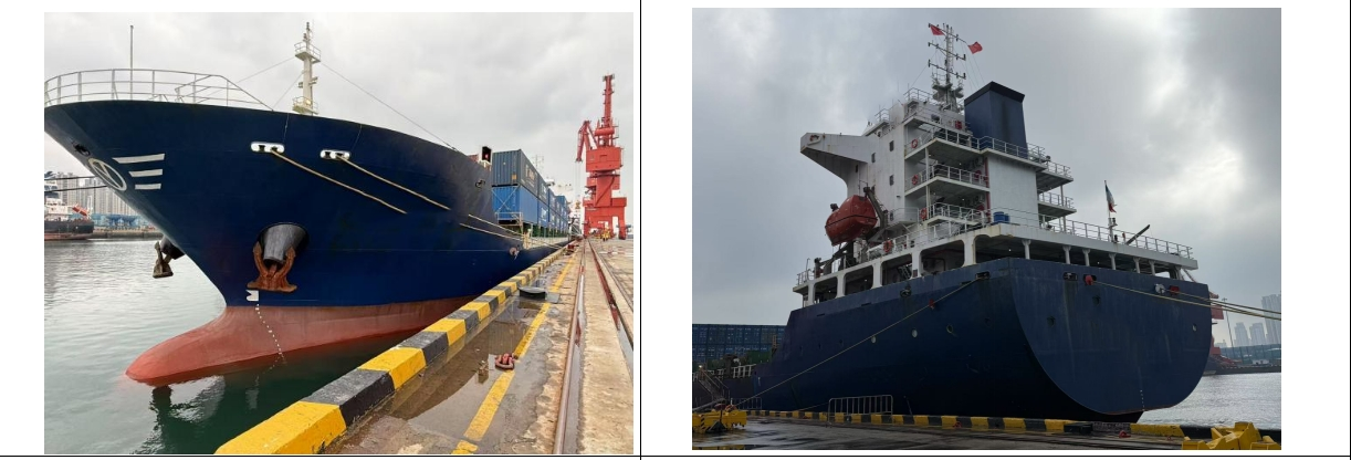 出售1265箱集装箱船