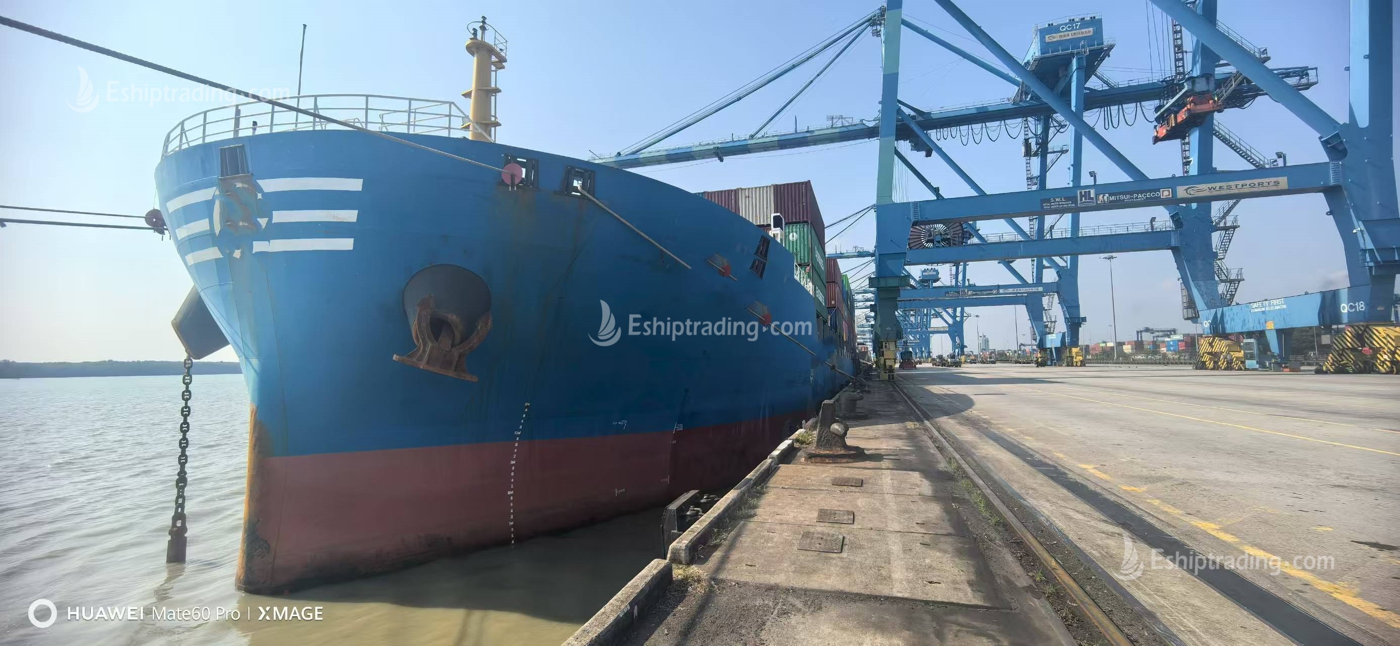 1354 TEU Container Ship For Sale