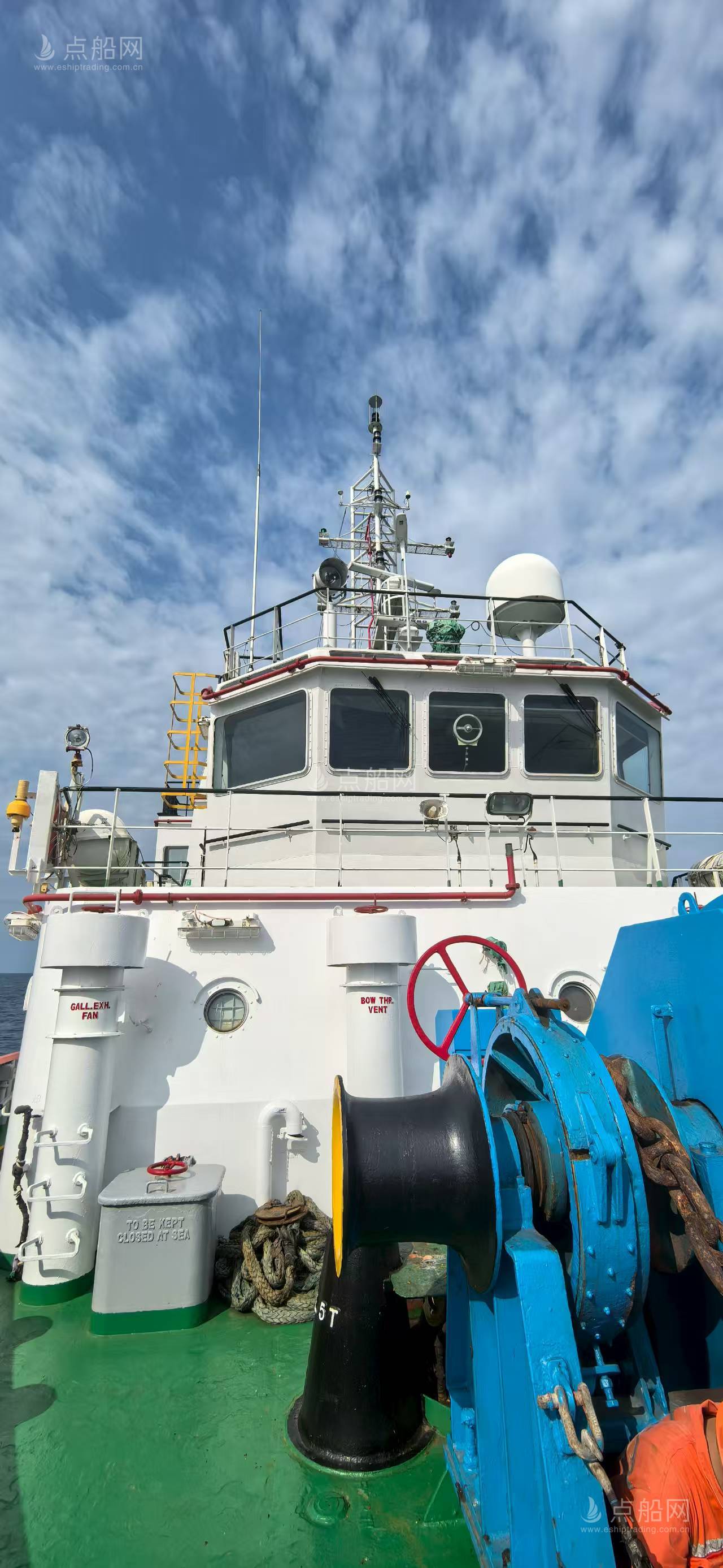 出售5222 马力三用拖轮