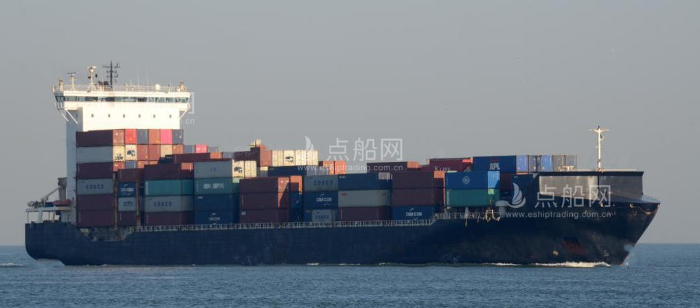 出售1638箱集装箱船