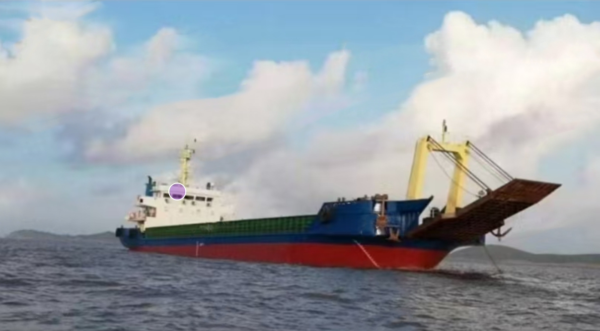 出售2131吨甲板货驳