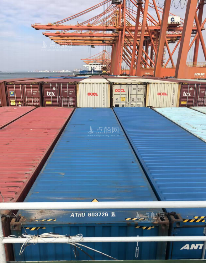 出售1216箱集装箱船