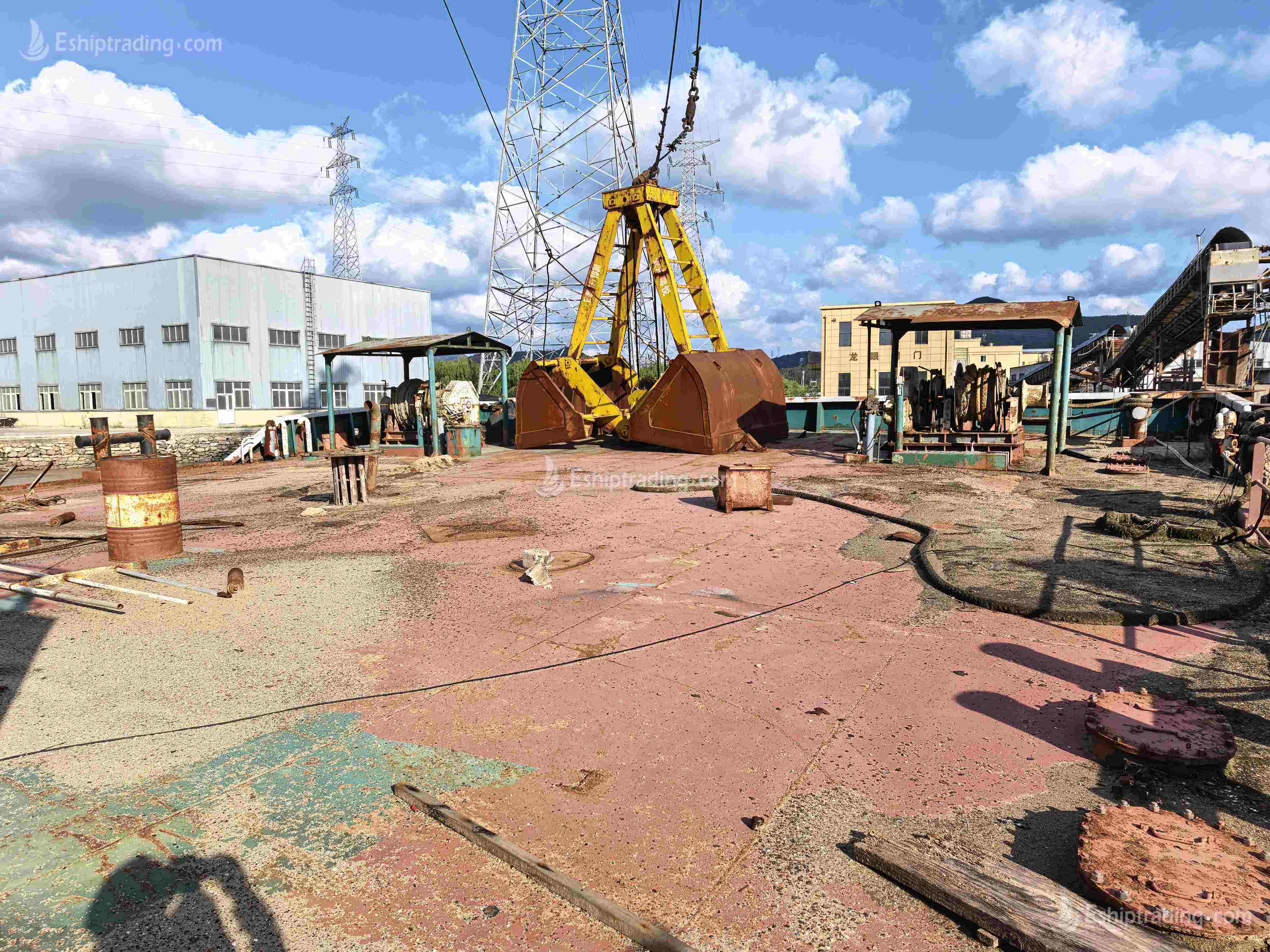 50 T Fully Revolving Floating Crane For Sale