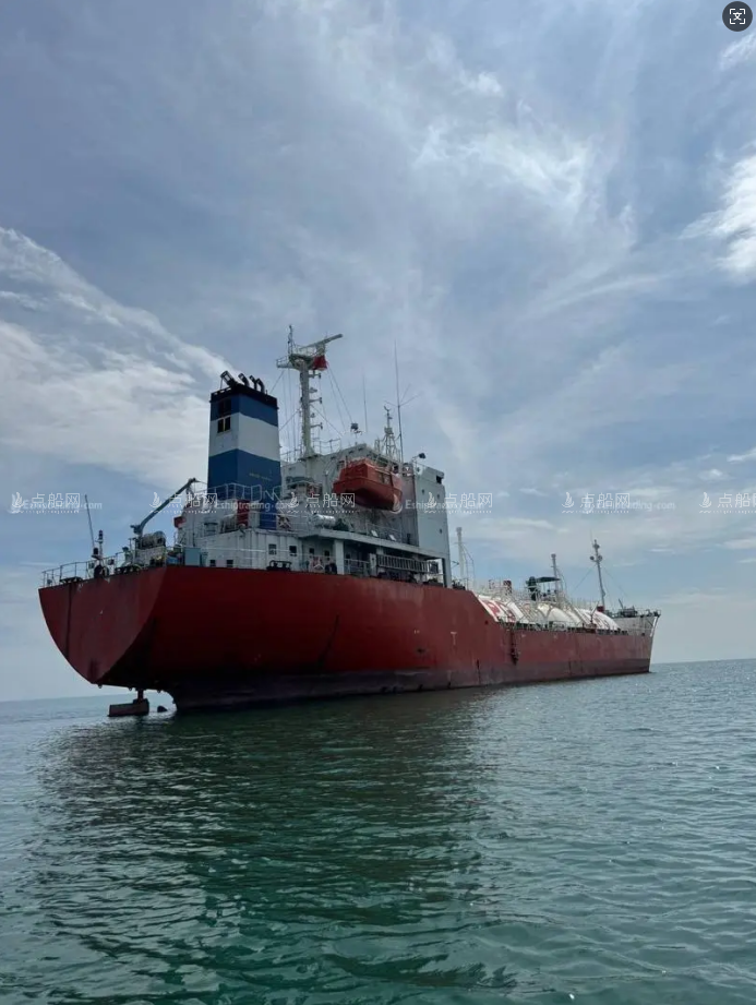 出售3444m³液化石油气船