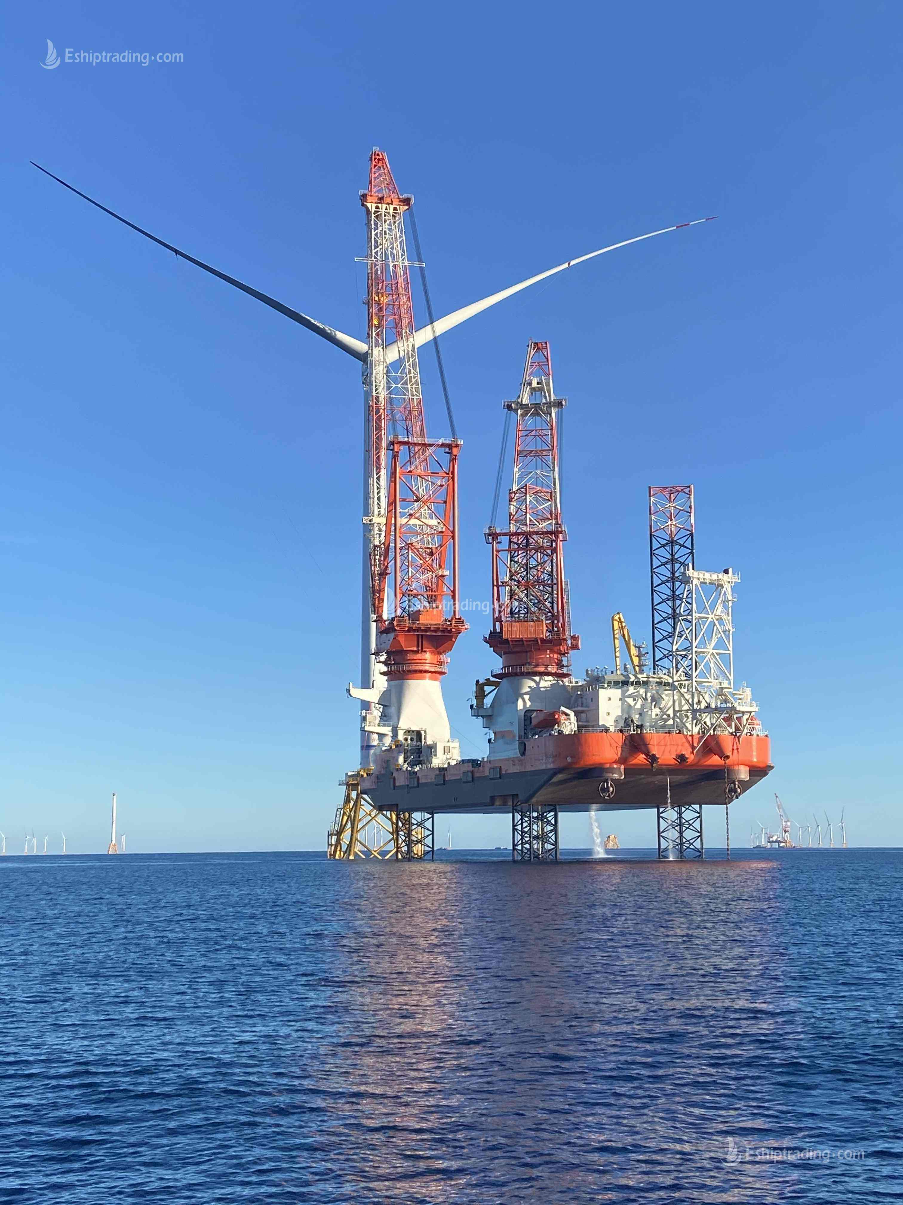 128 m Wind Turbine Installation Vessel For Sale