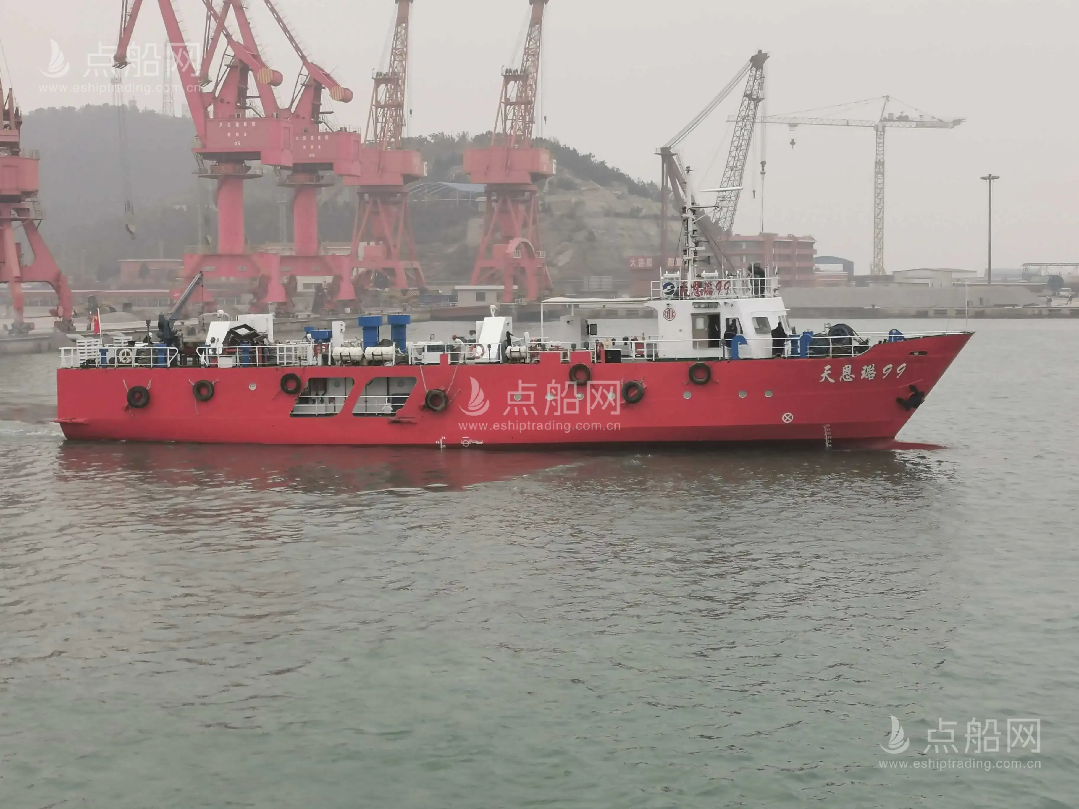 出售4000马力平台供应船