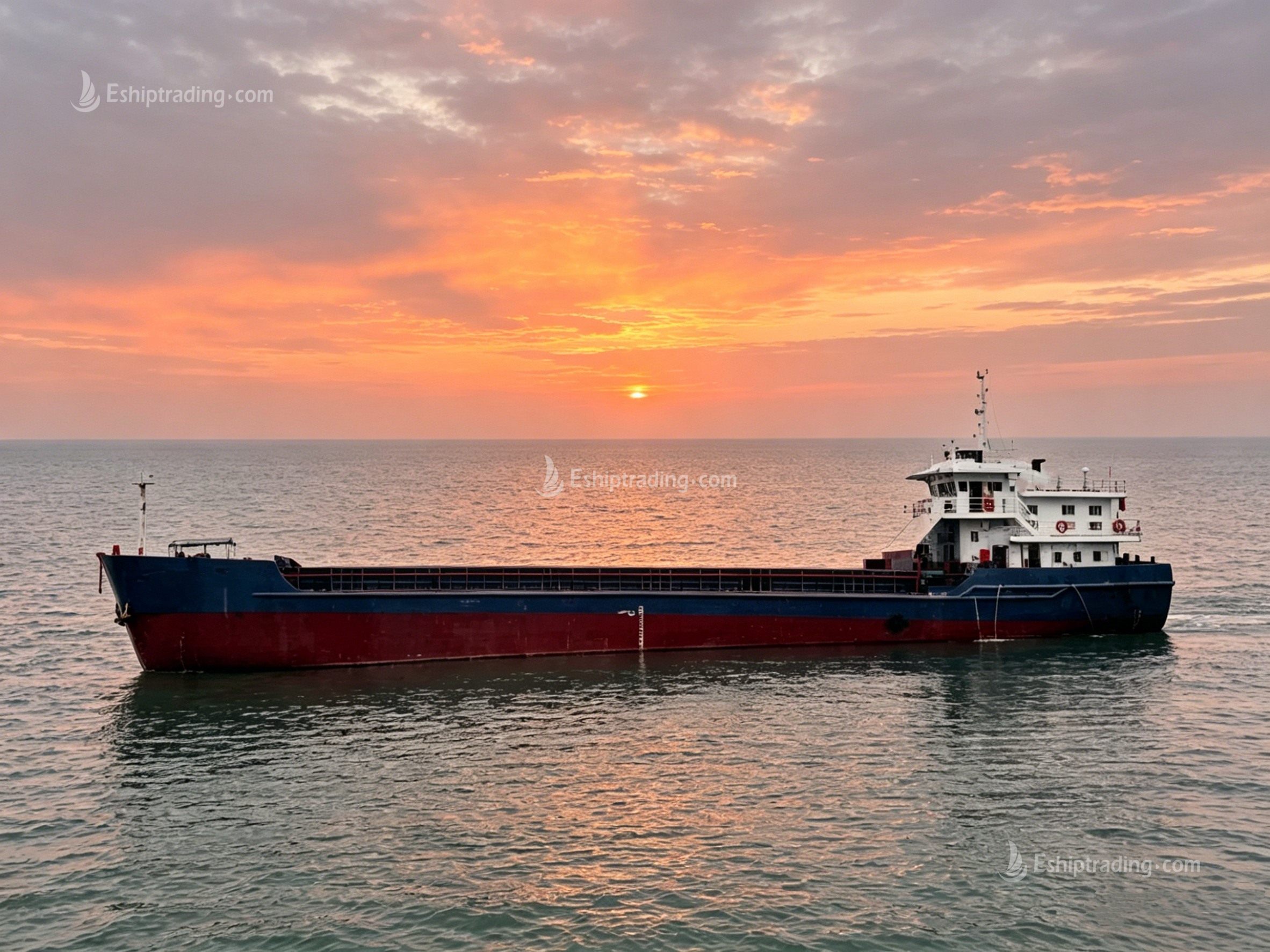 1650 m³ Bottom-Discharge Hopper Barge For Sale