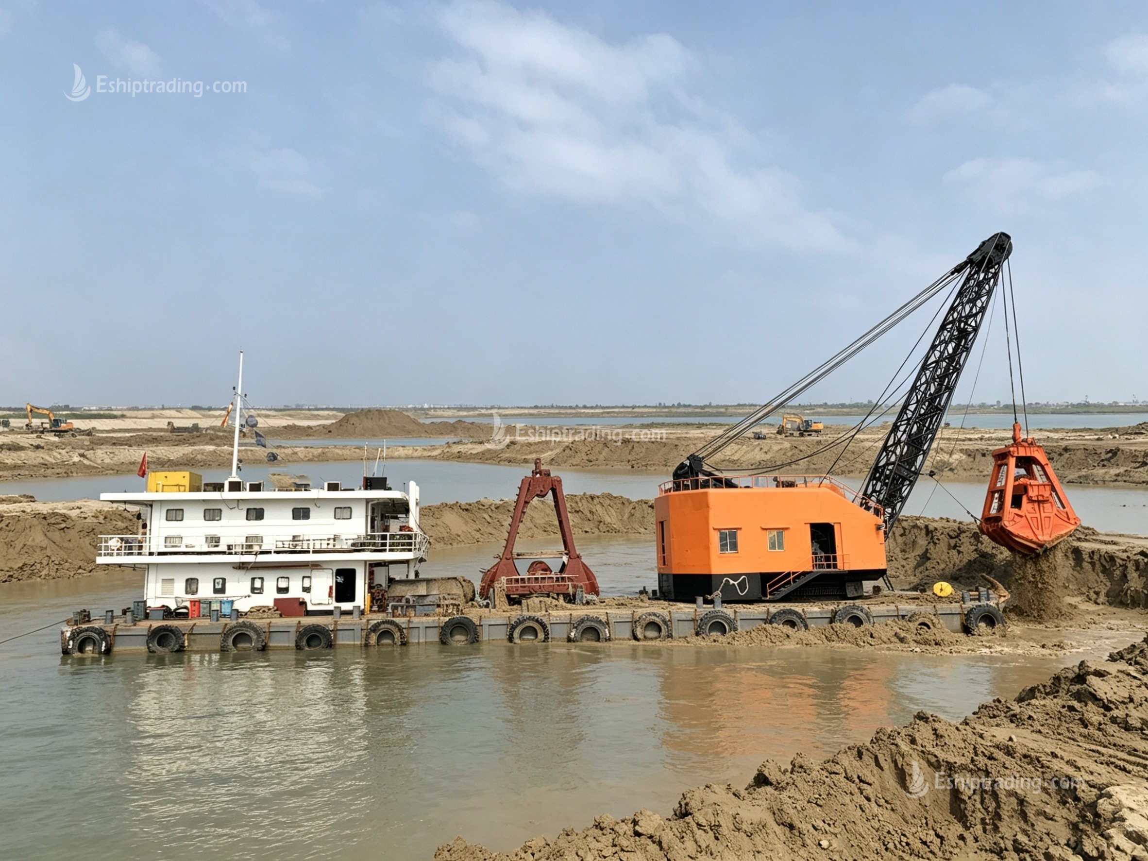 11 m³ Grab Dredger For Sale