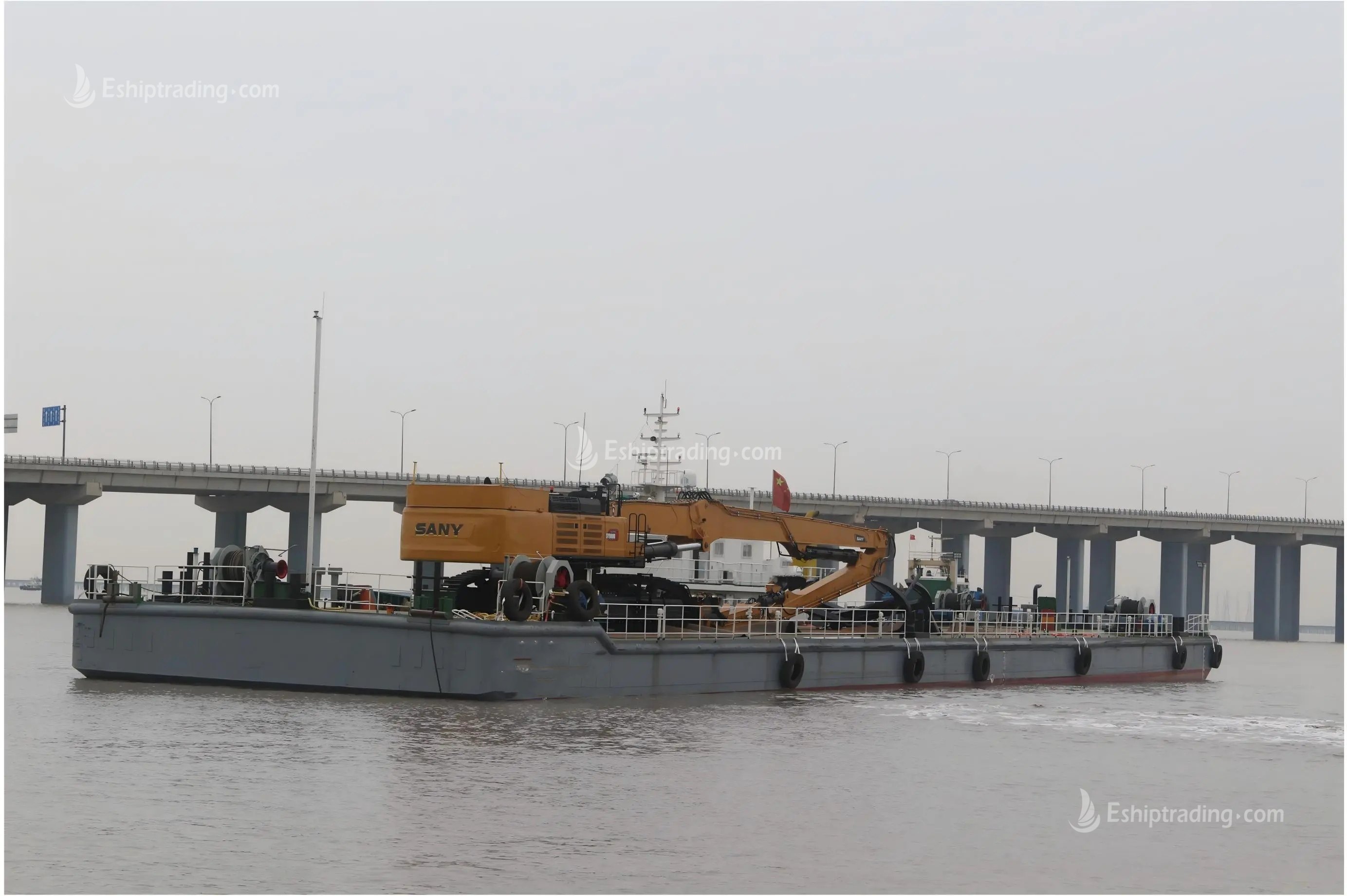62.5 m Pile Driving Barge For Sale